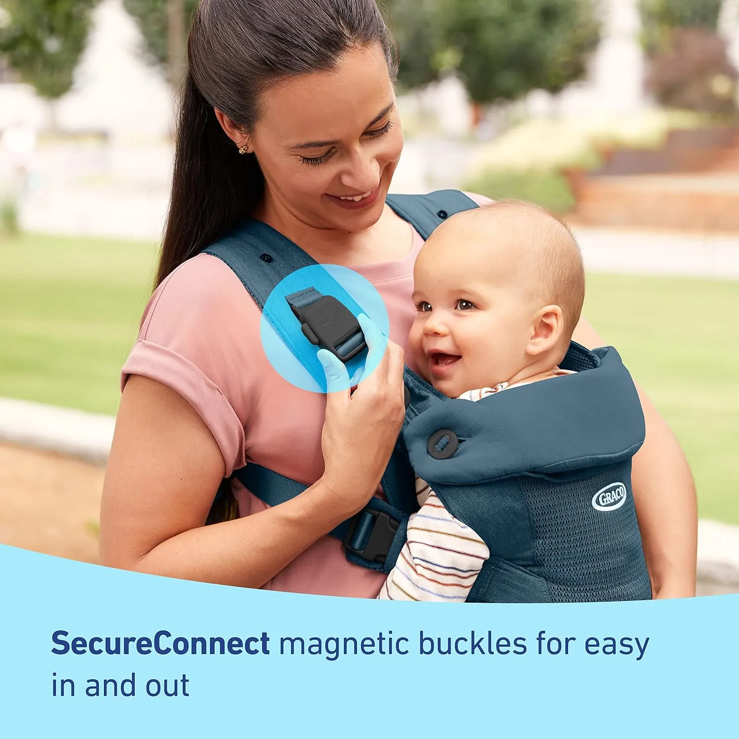 Graco® Cradle Me™ Lite 3-in-1 Baby Carrier, Deep Sea