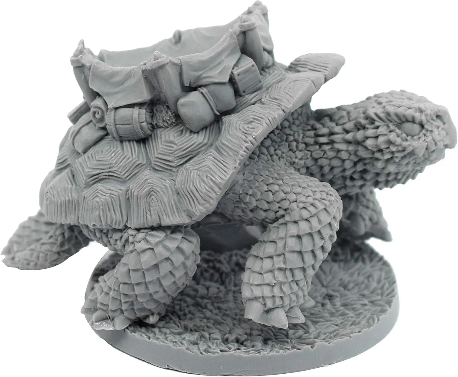 Great Tortoise Miniature Figure, 100% Urethane Resin - 57mm Tall - (for 28mm Scale Table Top War Games) - Made in USA