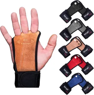 Gymnastics Hand Grips - Gloves for Crossfit - Pull Up Grips - Non-Slip Leather Hand Grips for Men & Women - Gymnastics Gloves for Bars - Ultimate Crossfit Hand Care, Protection from Tears & Blisters