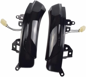 Hacreyatu For-PRIUS,REIZ,WISH,MARK X,CROWN,AVALON 2009 2010 2011 2012 2013 Mirror LED Turn Signal Repeater Lamp 81740-30130 (Yellow)