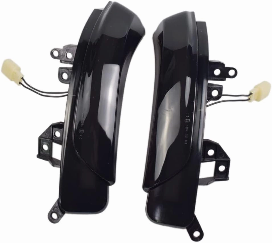 Hacreyatu For-PRIUS,REIZ,WISH,MARK X,CROWN,AVALON 2009 2010 2011 2012 2013 Mirror LED Turn Signal Repeater Lamp 81740-30130 (Yellow)