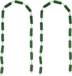 HAKZEON 2 Bunch Floral Foam Garland, Netted Garland, Green Foam Blocks for Home and Wedding Arch Door Flower Arrangement, 9.2FT Long