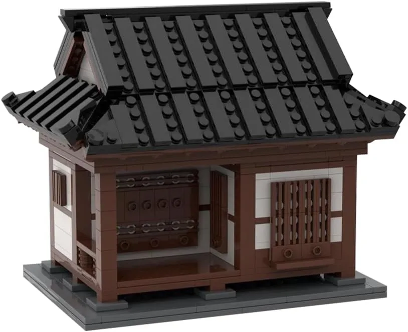 Hanok Traditonal Korean House Building Blocks Set for Adults, Architecture Korean Style Street View Toy Set, Home Décor Model Gifts for Lovers of Korean, Kids, Girls, 613 Pcs