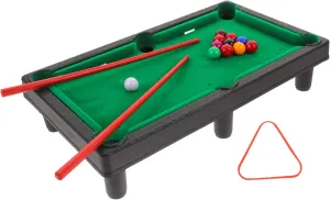 Happyyami Tabletop Mini Billiard Game 2 Player Desktop Pool Table Set Miniature Billiards for Boys and Girls Family Entertainment
