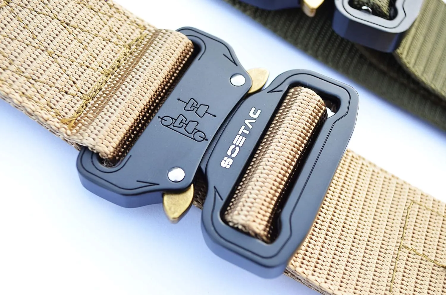 Heavy Duty Gun Belt Tactical Military Metal Lock Buckle Utility Adjustable 30 to 39"