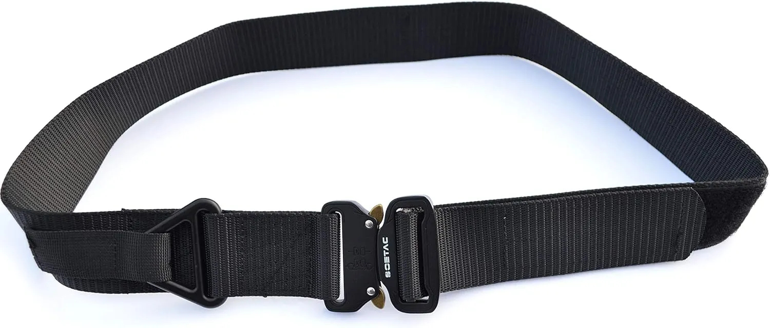 Heavy Duty Gun Belt Tactical Military Metal Lock Buckle Utility Adjustable 30 to 39"