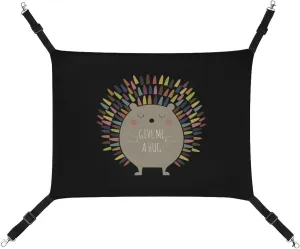 Hedgehog Sun Hanging Cat Bed Soft Breathable Pet Hammock for Cage Pet Sleeper for Kitten Ferret Puppy Rabbit