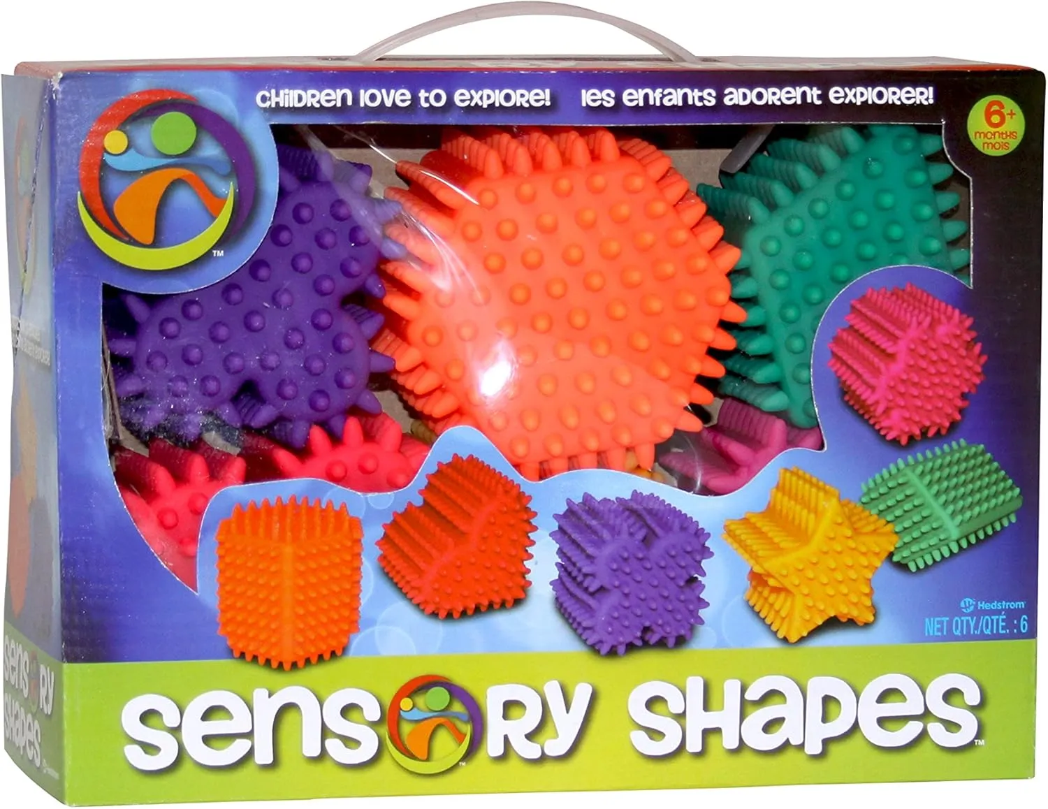 Hedstrom Sensory Shapes, 6-Piece