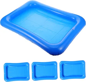 HEMOTON 4pcs Floating Pool Fishing Game Ocean Ball Pool for Outdoor Fun Interactive Play Spacious Design for Group Activities