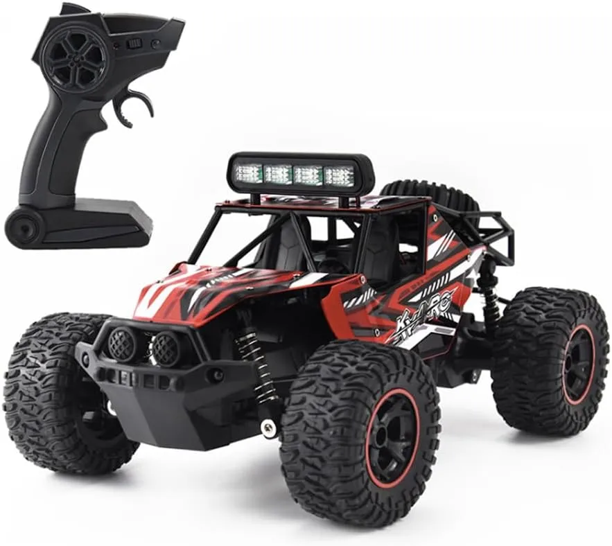 Hobby RC Car, 36 KPH High-Speed 4WD RC Truck, 2.4 GHz Remote Control Car, All-Terrain Electric Vehicle, TDLORRC001R