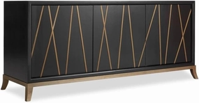 Hooker Furniture 65.5" TV Stand in Black
