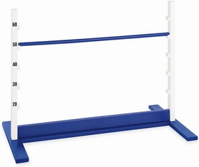 Hoppe Obstacle Hurdle, White/Blue, 1 Piece (1 Pack), Coordination Training, Agility, for Children and Animals, Construction Improvement