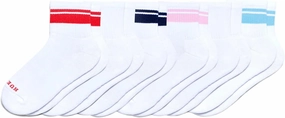 HUE Women's Mini Crew Sock 6 Pair Pack