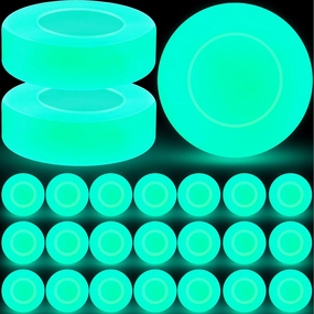 Ice Hockey Puck Glow in The Dark Green Floor Party Pucks for Kids Adults Youth Outdoor Games Gifts