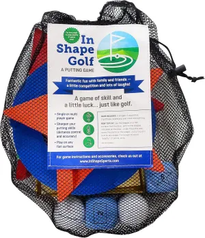 In Shape Golf- A Putting Game, Fun New Game to Play with Family and Friends, All Ages, Golfer Gift, Indoor Golf Game