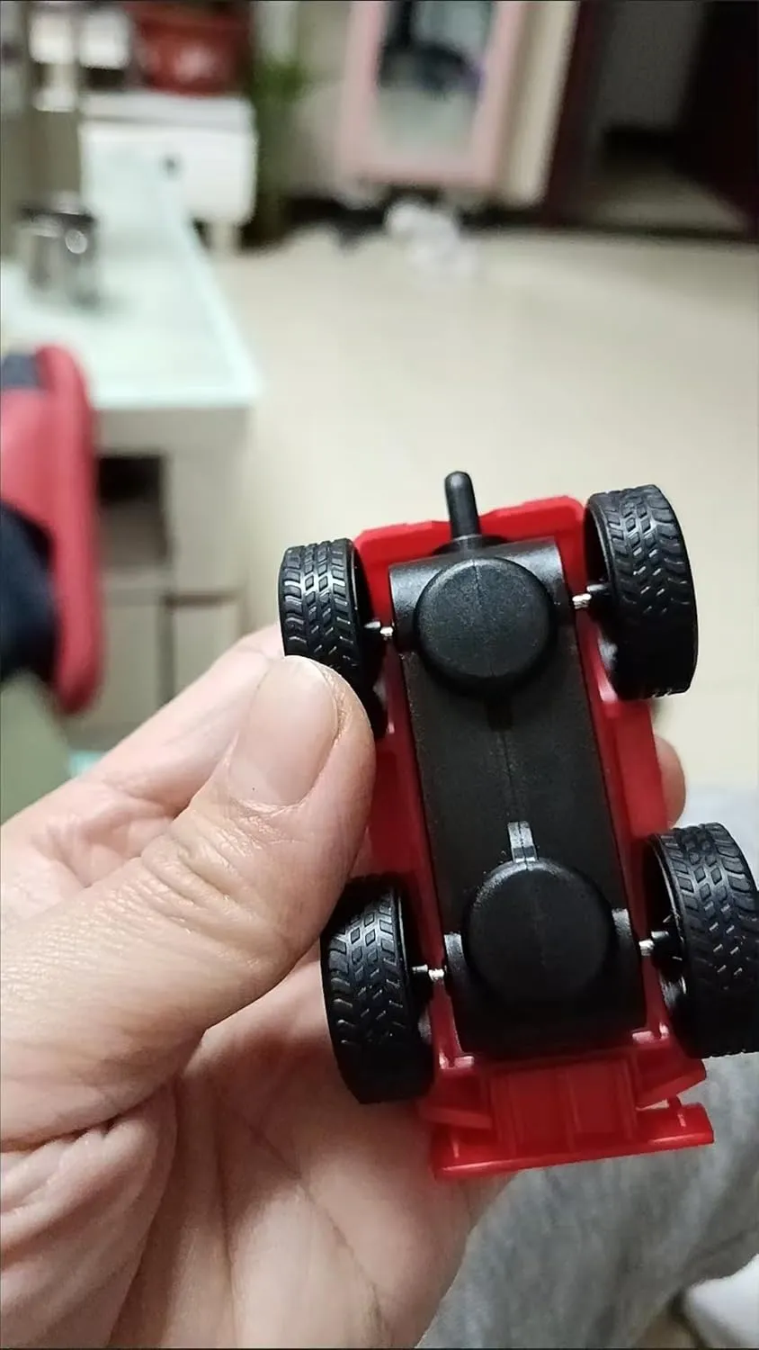 Inertial Climbing Iron Door, Iron Wall Toy car Magnetic (red Blue Yellow)