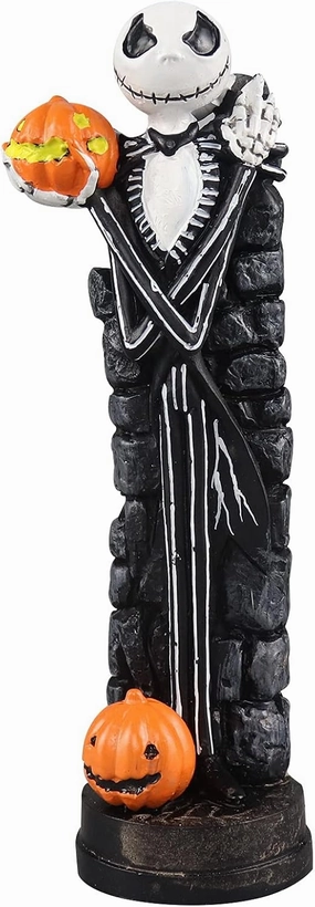 Jack Skellington Figurines Set ~ 2 Pack Jack Skellington and Sally with Pumpkin Halloween Statue Sculpture Home Decoration Collection Gifts