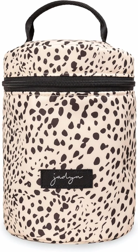 Jadyn Cosmetic Zip Makeup Bag, Tavel Cosmetic Pouch for Toiletries, Make Up, and Accessories, Water Resistant Travel Makeup Bags for Women, Designs (Cheetah Spot)