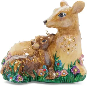 Jay Strongwater Deer and Fawn Ornament - SDH20080-250