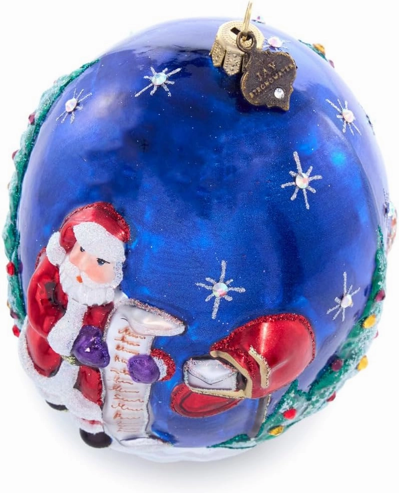 Jay Strongwater Christmas Delivery Glass Ornament - SDH20096-250