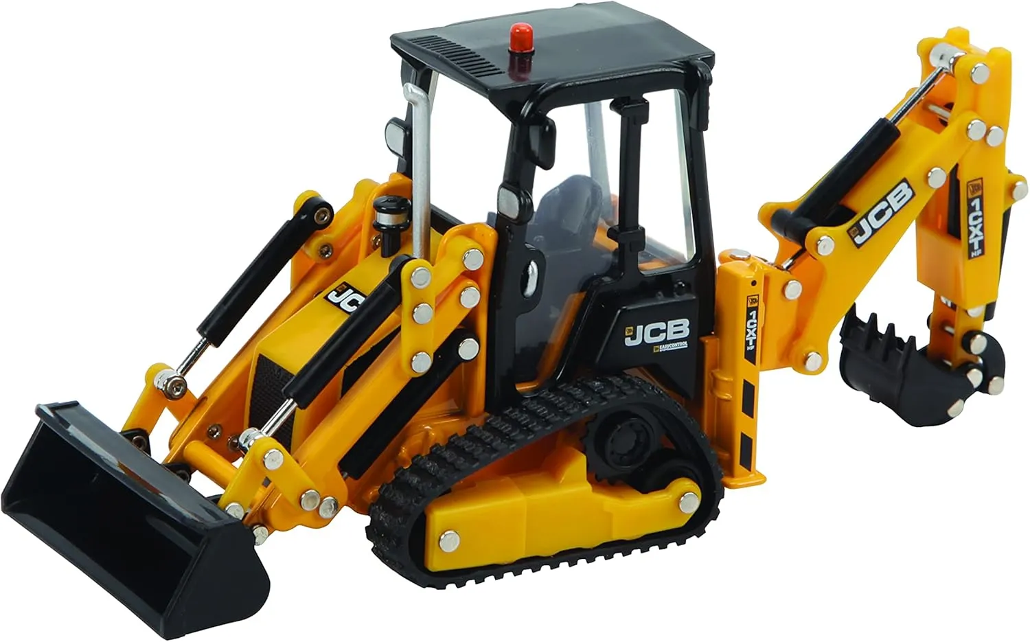 JCB Farm Tractor, Tracked Backhoe Loader, 1:32 JCB 1CXT Truck, Collectable Tractor, 1:32 Scale Farm Toys, Suitable for Collectors and Kids, 3 Year Plus