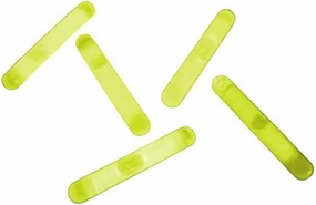 JGSRG-50YL Jumbo Glow Sticks Refill for Glow Stick Golf Ball Yellow - Pack of 50