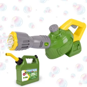 John Deere Bubble Leaf Blower Toy for Kids Includes 24oz Bubble Refill Gas Can, Outdoor Bubble Machine for Kids, Easy to Use, Outdoor Play, Great Gift Toddler 3 