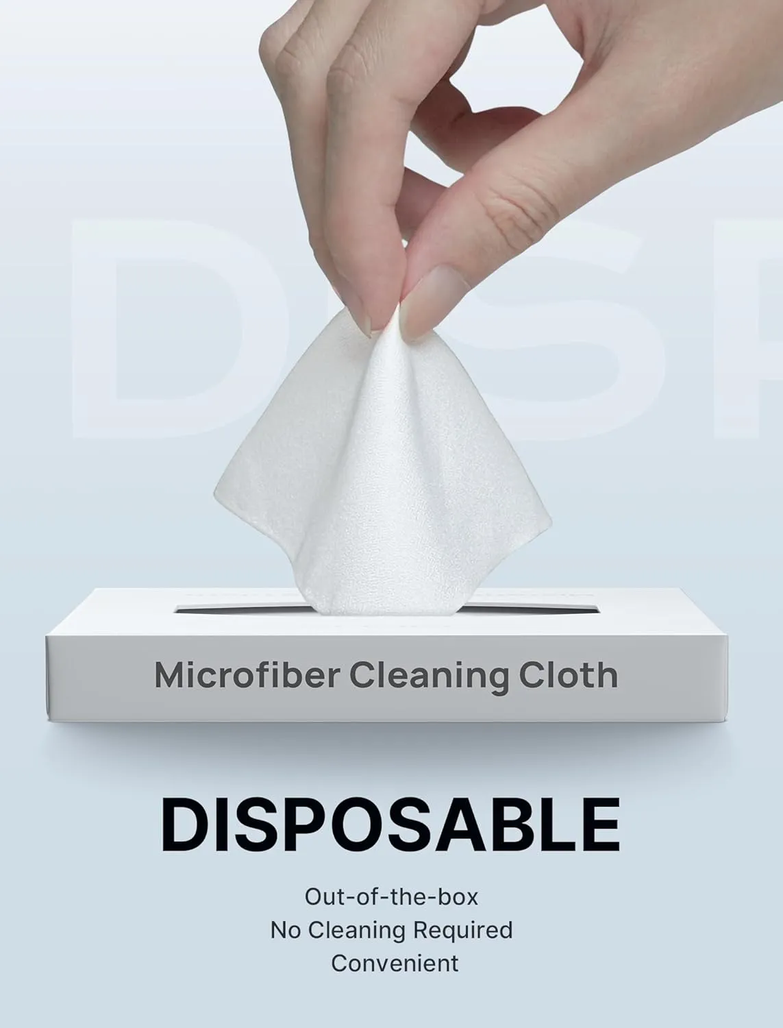 JSAUX Microfiber Cleaning Cloth (100 Total) for Steam Deck| Eye Glass Disposable Clean Cloth | Safe for Lens, Eyeglasses, Glasses, Screens, Cameras, iPad, iPhone, Cell Phone, LCD TV Screens and More