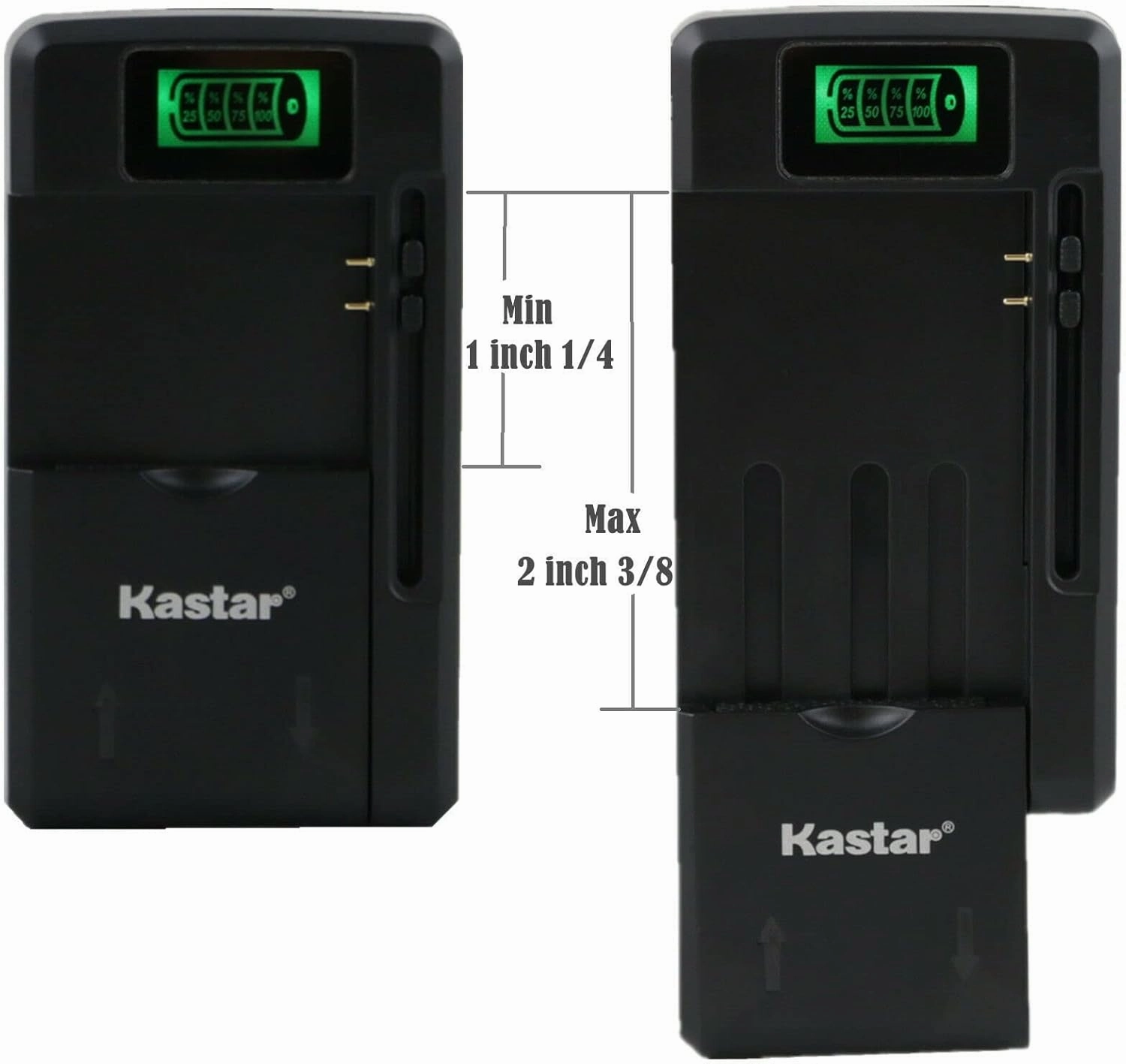 Kastar 4-Pack Battery and LCD USB Charger Compatible with Nintendo 3DS CTR-003 Rechargeable Battery, Nintendo 2DS Game Console, Nintendo 3DS Game Console, Nin 3DS Game Console CTR003
