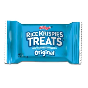 Kellogg’s Rice Krispies Treats, Mini Squares, Crispy Marshmallow Squares, Original, Bulk Size (Pack of 600, 0.39 oz Bars)