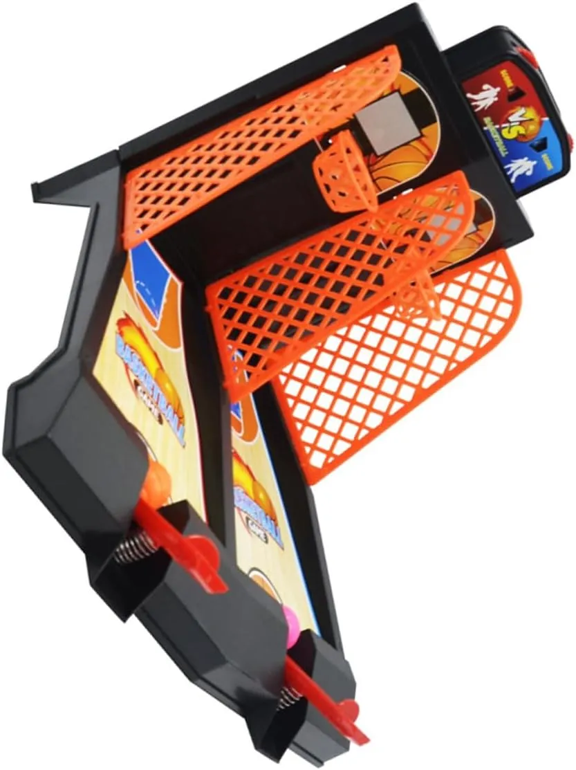 Kisangel Finger Shooting Machine for Boys and Girls Basketball Toy Mini Basketball Hoop Hand-Eye Coordination Toy