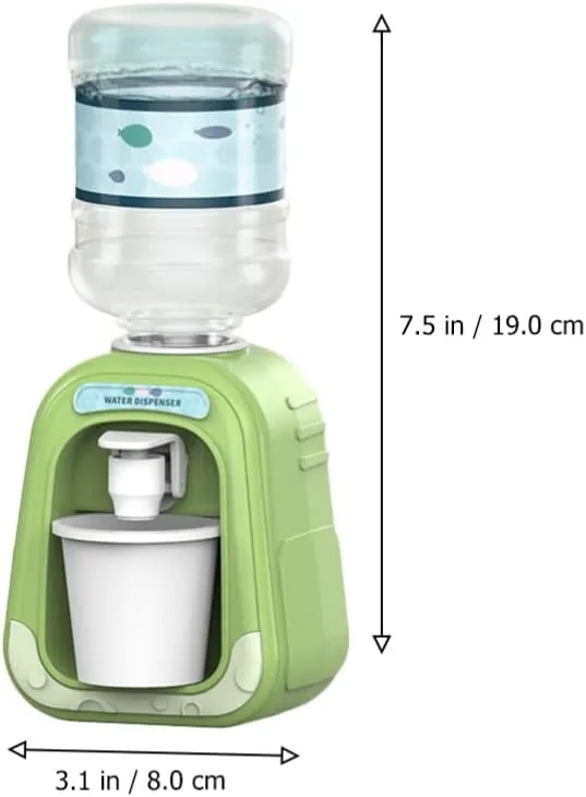 Kisangel Kids Toys - Little Girl Toys: Mini Simulation Water Dispenser & Fountain Set - Assorted Colors
