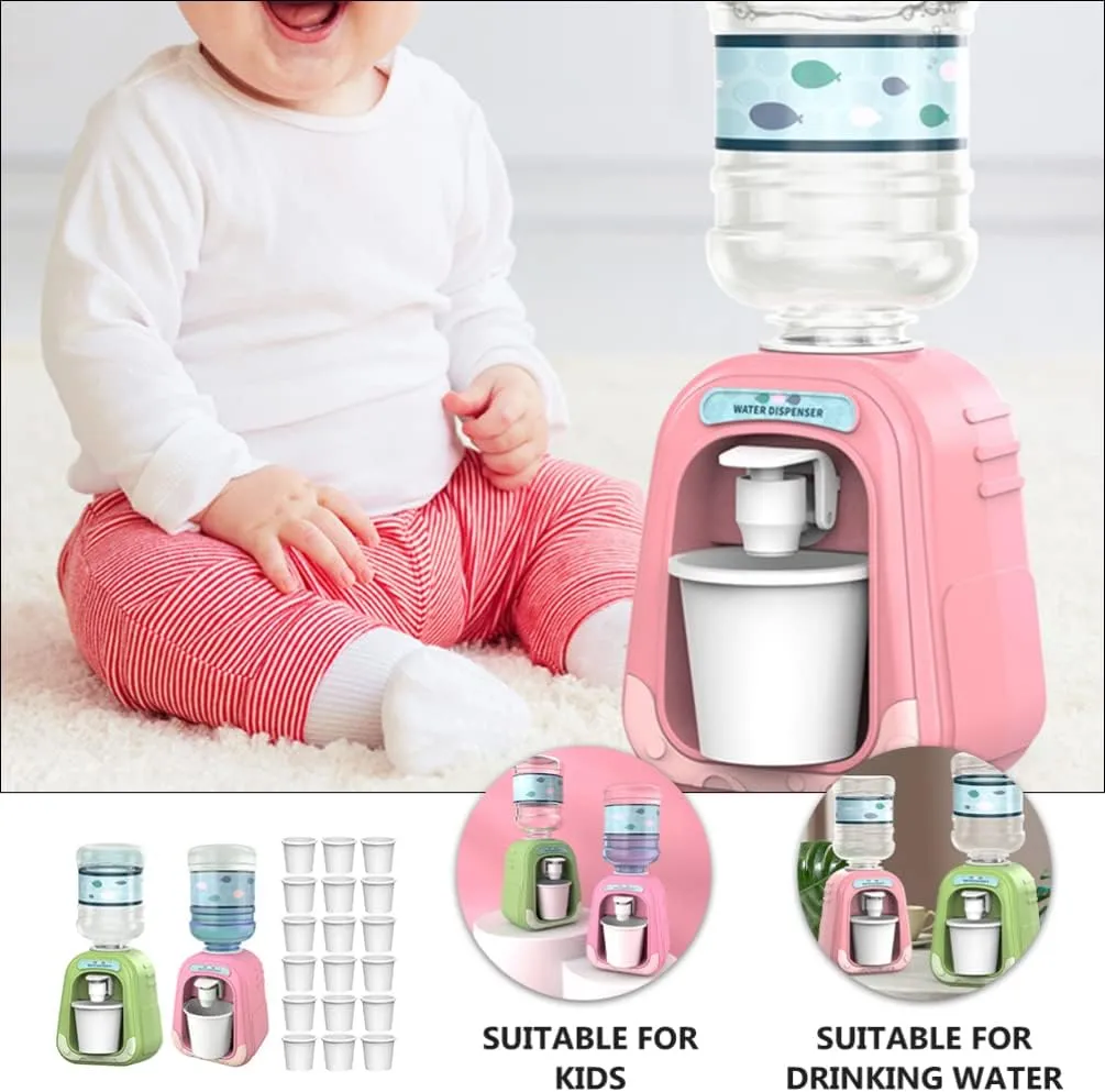 Kisangel Kids Toys - Little Girl Toys: Mini Simulation Water Dispenser & Fountain Set - Assorted Colors