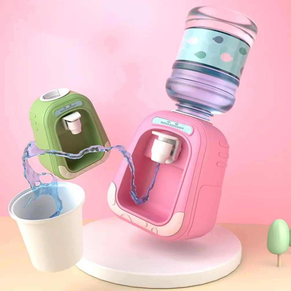 Kisangel Kids Toys - Little Girl Toys: Mini Simulation Water Dispenser & Fountain Set - Assorted Colors