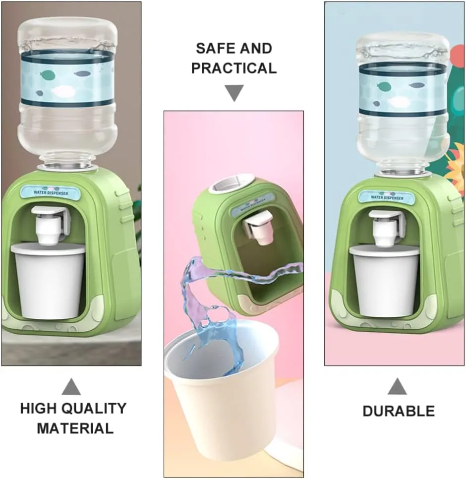 Kisangel Kids Toys - Little Girl Toys: Mini Simulation Water Dispenser & Fountain Set - Assorted Colors