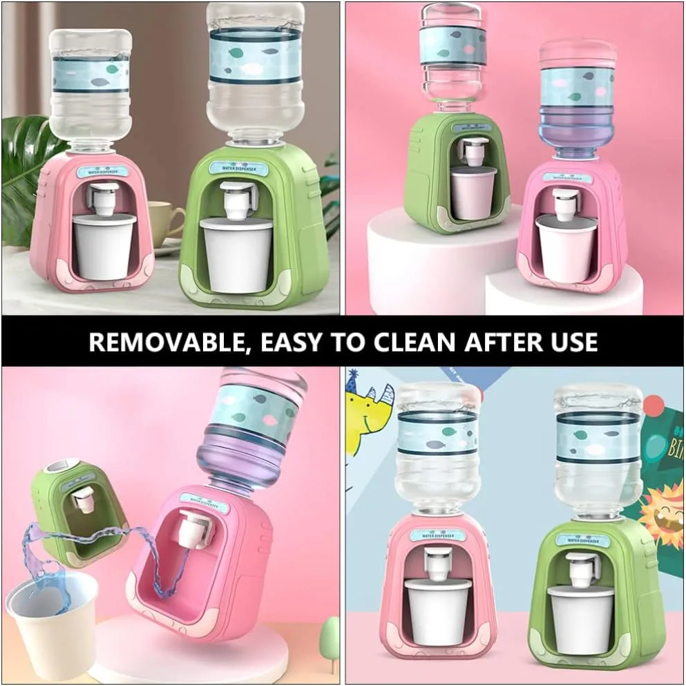 Kisangel Kids Toys - Little Girl Toys: Mini Simulation Water Dispenser & Fountain Set - Assorted Colors