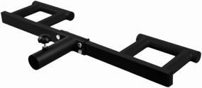 Landmine Handle Attachment Multi Use Grip Nonslip Metal Back Muscle Training Gym Equipment for 2inch Barbell Bar for Garage