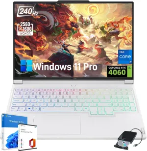 Lenovo Legion 7i Gaming Laptop - Office Lifetime, 16" 240Hz IPS WQXGA, Intel 20-Core i7-14700HX(Up to 5.5 GHz), NVIDIA RTX 4060, 32 GB DDR5, 2 TB SSD, Wi-Fi6E, RGB Keyboard, Windows 11 Pro