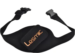 Lesmic Adjustable Angled Fitness Aerobic Mic Belt Microphone Pouch Bodypack Holder Transmitter Carrier for Lesmills Group exercise GX instructors Theater speakers BLACK