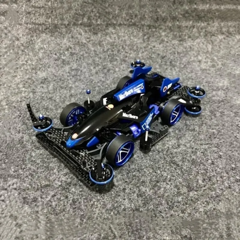 Lilianos Shooting Proud Star 18641 with Modify Spare Parts Set 1/32 Mini 4WD Racing Car Dash-3 - (Color: Blue)