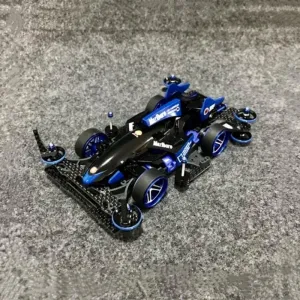 Lilianos Shooting Proud Star 18641 with Modify Spare Parts Set 1/32 Mini 4WD Racing Car Dash-3 - (Color: Blue)