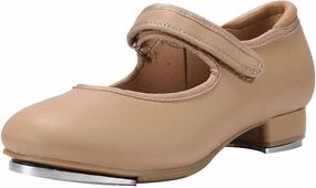 Linodes Easy Strap Tap Shoe Dance Flats for Girls and Boys (Toddler/Little Kid/Big Kid)