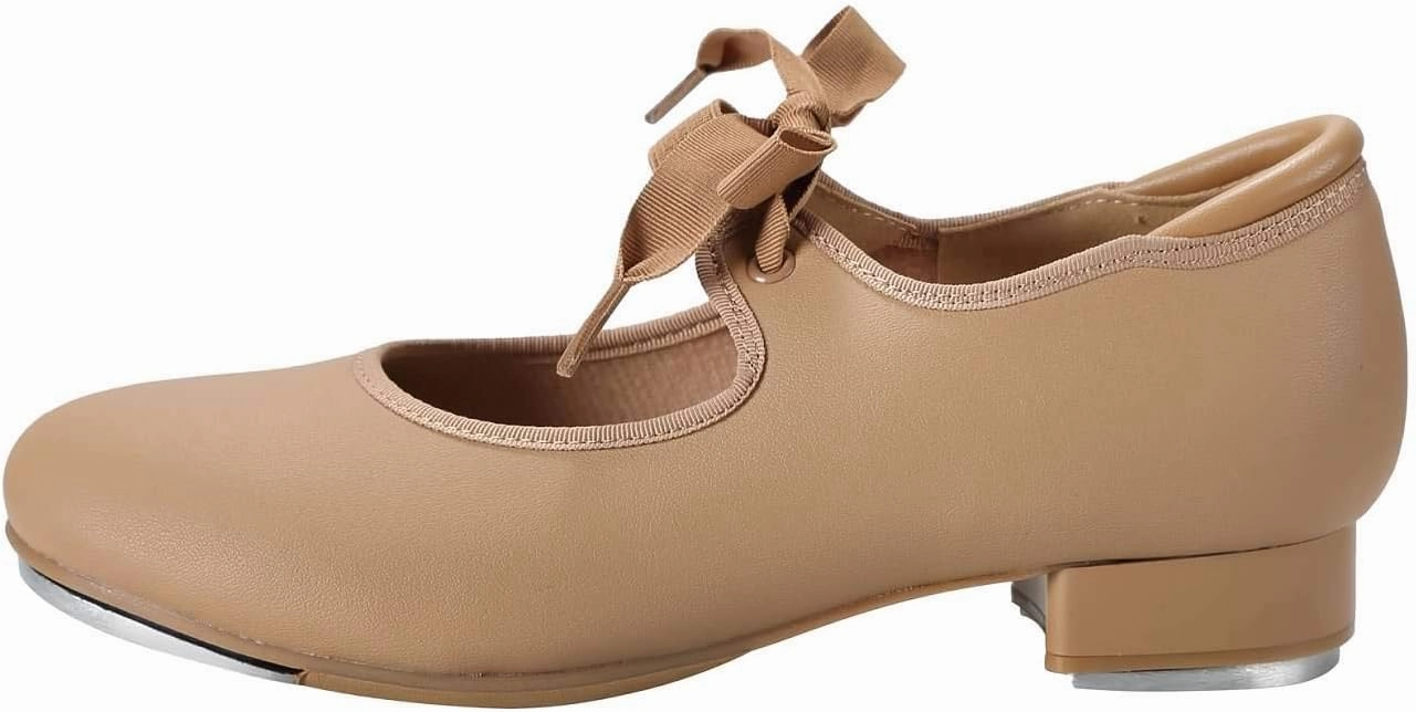 Linodes Leather/Patent Tap Shoe for Girls and Boys (Toddler/Little Kid/Big Kid)
