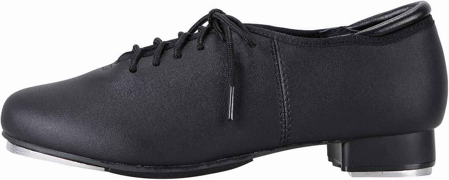 Linodes PU Leather Lace Up Tap Shoe Dance Shoes for Women and Men's Dance Shoes