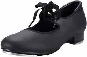 Linodes Unisex PU Leather/Patent Ribbon Tie Tap Shoe Dance Shoes for Women and Men's Dance Shoes-601