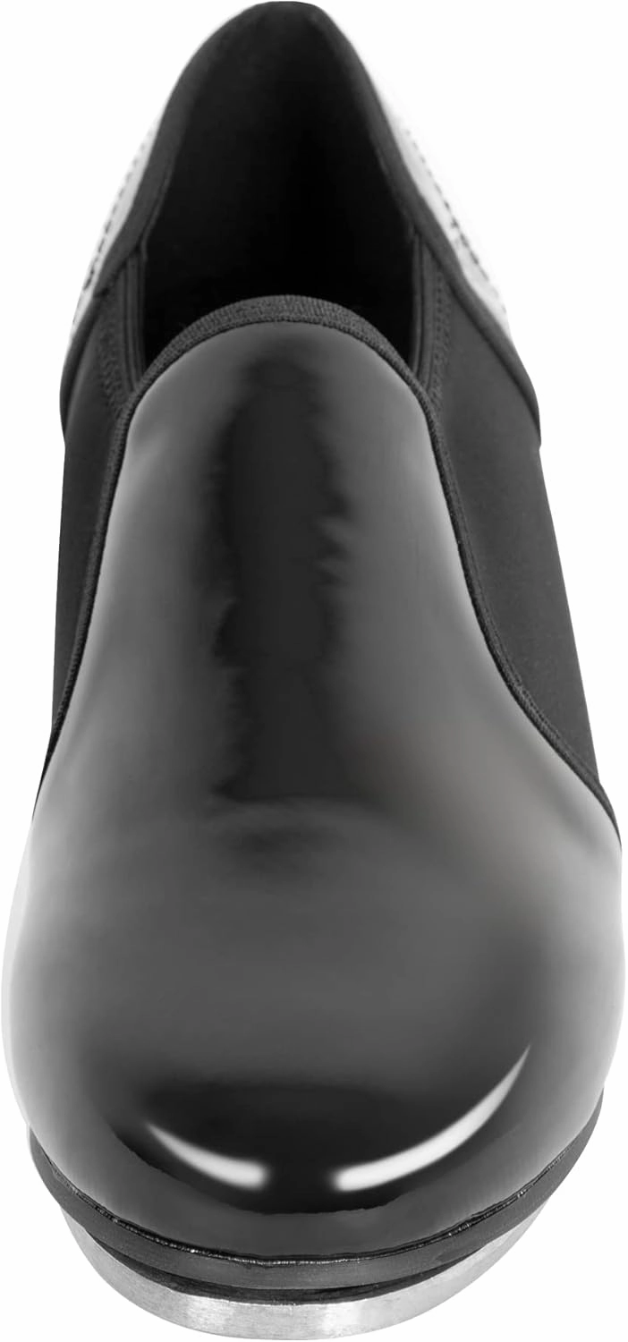 Linodes Unisex PU Leather Slip On Tap Shoe Dance Shoes for Women and Men's Dance Shoes