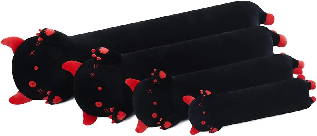 Long Plush Demon Toy Stuffed Animal Demon Plush Toy Pillow Hugging Pillow Gift for Kids and Girls(Demon,90cm/35.4in)