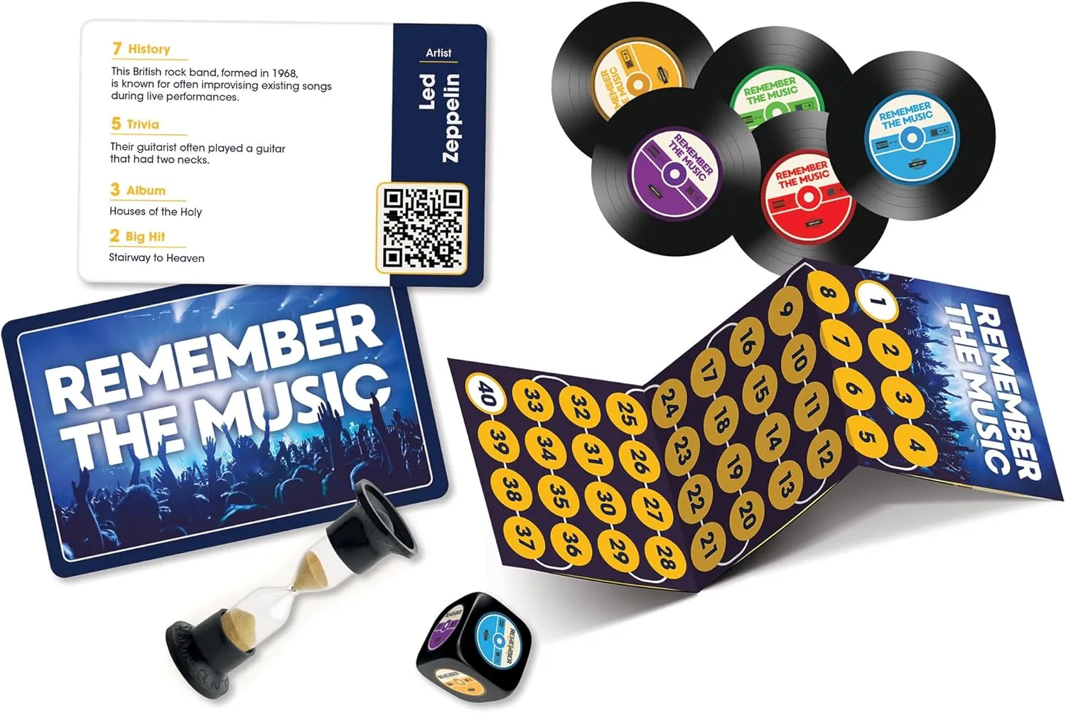 Longshore: Remember The Music Game - Music Trivia Challenge & Party Game, for Every Genre & Generation, Playable with Spotify, Kids-Adults Ages 8 