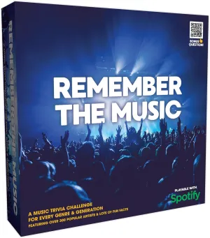 Longshore: Remember The Music Game - Music Trivia Challenge & Party Game, for Every Genre & Generation, Playable with Spotify, Kids-Adults Ages 8 