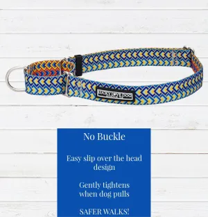 Lucky Love Dog Martingale Dog Collar - Adjustable, No-Slip, Durable, & Soft Webbing Collar for Male and Female Dogs Ideal for Training & Walking - Murphy, Large